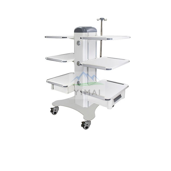 D-8C Double sided three-layer mobile cart